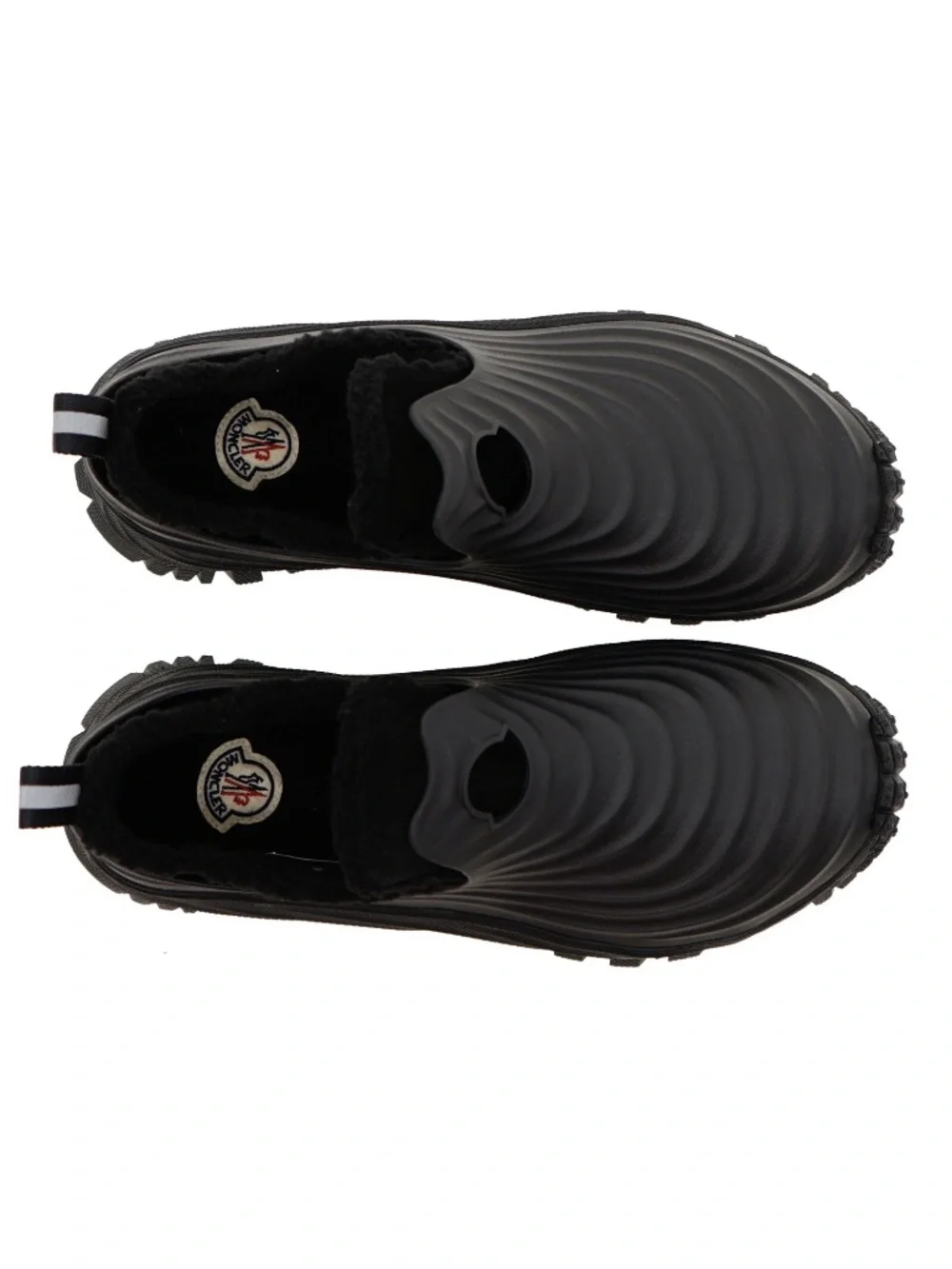 Moncler Men Acqua Rain Boots Shoes Sneakers Black Size 10 US New